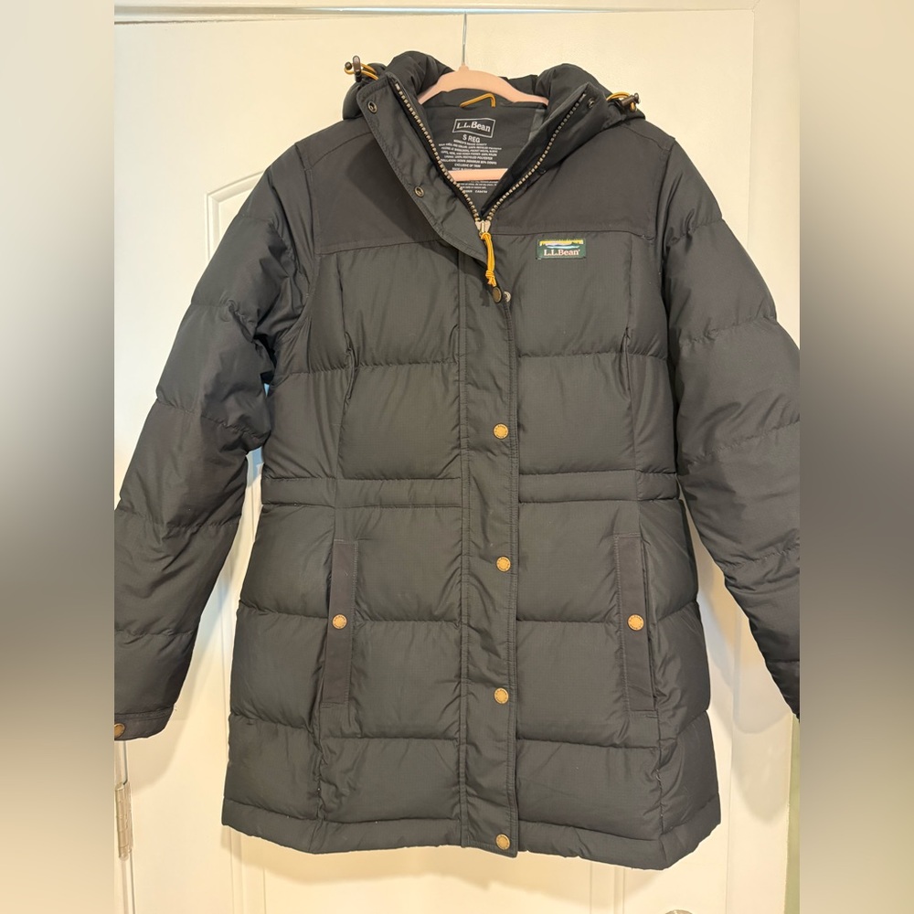 L.L Bean Mountain Classic Down Parka women’s size small in black